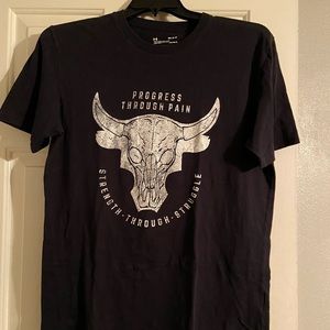 Under Armor, the Rock’s line t-shirt